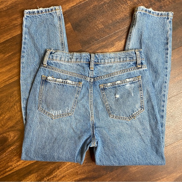 Altar’d State Women’s Size 25 Denim Jeans Distressed Straight size 5/27 - Picture 4 of 7